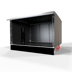 Leje af Alphastage 160m2 Mobilscene