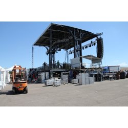 Leje af Alphastage 160m2 Mobilscene