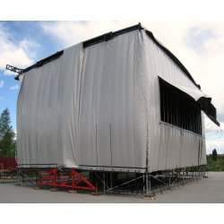 Leje af Alphastage 160m2 Mobilscene
