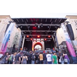 Leje af Alphastage 160m2 Mobilscene