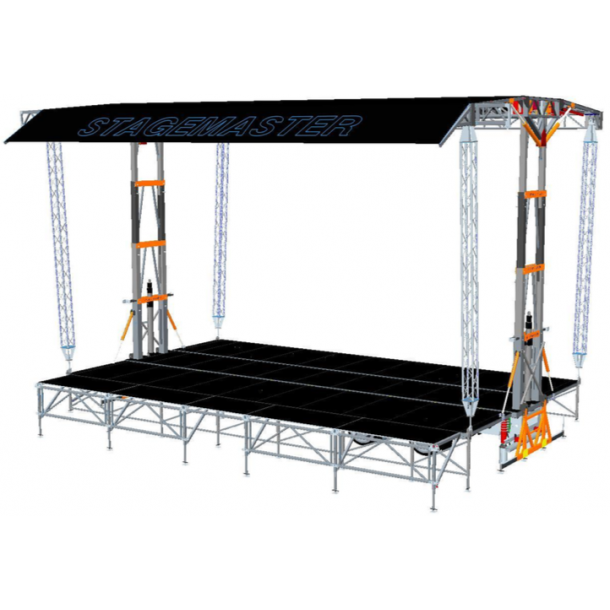 Leje af Stagemaster 100m2 Mobilscene
