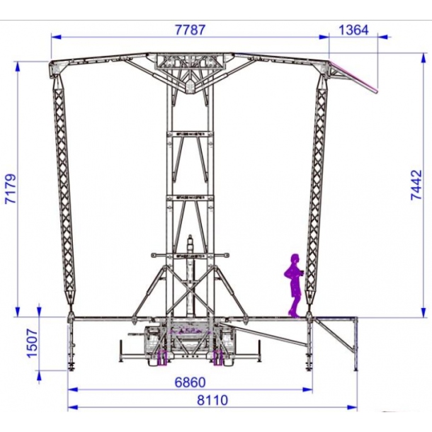 Leje af Stagemaster 100m2 Mobilscene